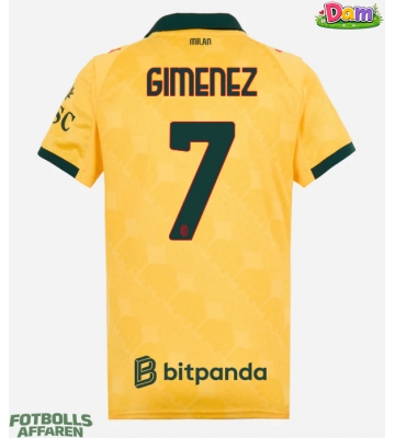 AC Milan Santiago Gimenez #7 Tredje Tröja Kvinnor 2025-26 Kortärmad